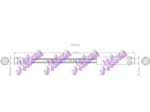 Brovex-Nelson H5663 stabdžių žarnelė 
 Stabdžių sistema -> Stabdžių žarnelės
1207358, 1213135, 1426700, 2N112282AC