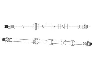 KAWE 512750 stabdžių žarnelė 
 Stabdžių sistema -> Stabdžių žarnelės
1520320, 1671642, 6G912078BC, 6G912078BD