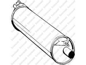 BOSAL 235-899 galinis duslintuvas 
 Išmetimo sistema -> Duslintuvas
1219276, 1357065