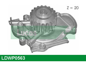LUCAS ENGINE DRIVE LDWP0563 vandens siurblys 
 Aušinimo sistema -> Vandens siurblys/tarpiklis -> Vandens siurblys
19200P0A003, 19200P0A032, 19200P0BA01