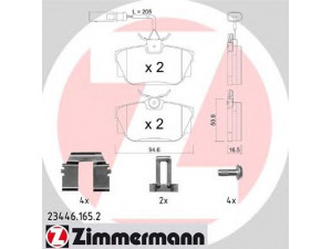 ZIMMERMANN 23446.165.2 stabdžių trinkelių rinkinys, diskinis stabdys 
 Techninės priežiūros dalys -> Papildomas remontas
1 133 448, 1 205 697, 1 345 339