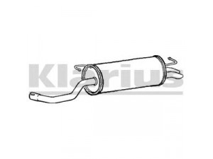 KLARIUS 240741 galinis duslintuvas 
 Išmetimo sistema -> Duslintuvas
1J6253609BN, 1J6253609BN, 1J6253609BN