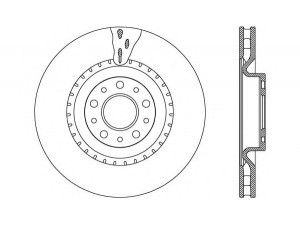 OPEN PARTS BDA2634.20 stabdžių diskas 
 Stabdžių sistema -> Diskinis stabdys -> Stabdžių diskas
51854567, 51897455, 51914663, 569087