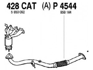 FENNO P4544 išleidimo kolektorius 
 Išmetimo sistema -> Išmetimo vamzdžiai
BM50189, 858164