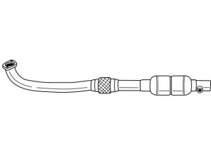AKS DASIS SG65151 katalizatoriaus keitiklis