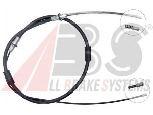 A.B.S. K19947 trosas, stovėjimo stabdys 
 Stabdžių sistema -> Valdymo svirtys/trosai
4683299, 4721027