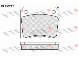 FTE BL1567A2 stabdžių trinkelių rinkinys, diskinis stabdys 
 Techninės priežiūros dalys -> Papildomas remontas
C39137, GBP90209, JLM1157, JLM9516