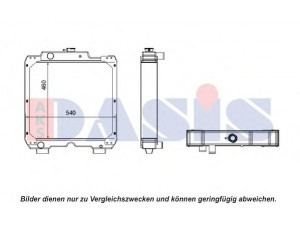 AKS DASIS 440302N radiatorius, variklio aušinimas