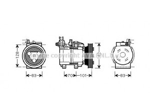 AVA QUALITY COOLING HYK149 kompresorius, oro kondicionierius 
 Oro kondicionavimas -> Kompresorius/dalys
9770122000