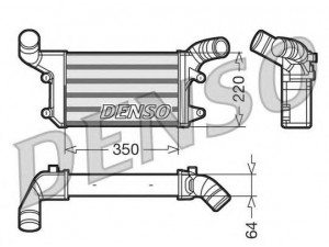 DENSO DIT45002 tarpinis suslėgto oro aušintuvas, kompresorius 
 Variklis -> Oro tiekimas -> Įkrovos agregatas (turbo/superįkrova) -> Tarpinis suslėgto oro aušintuvas
ML126152, ML126152