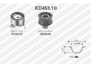 SNR KD453.10 paskirstymo diržo komplektas 
 Techninės priežiūros dalys -> Papildomas remontas
5636424, 5636738, 636418, 90411787