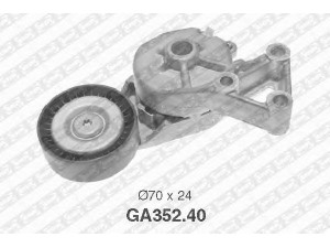 SNR GA352.40 įtempiklio skriemulys, V formos rumbuotas diržas 
 Diržinė pavara -> V formos rumbuotas diržas/komplektas -> Įtempiklio skriemulys
038903315AE, 038903315F, 1122523