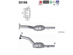 AS 30186 katalizatoriaus keitiklis 
 Išmetimo sistema -> Katalizatoriaus keitiklis
8200276186, 8200549205