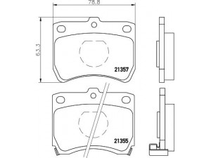 HELLA PAGID 8DB 355 005-741 stabdžių trinkelių rinkinys, diskinis stabdys 
 Techninės priežiūros dalys -> Papildomas remontas
B5Y83328ZA, DA193328Z, DA193328Z9A