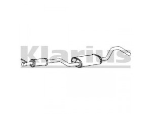 KLARIUS 270641 vidurinis duslintuvas 
 Išmetimo sistema -> Duslintuvas
LFY440300