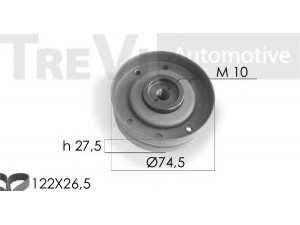 TREVI AUTOMOTIVE KD1061 paskirstymo diržo komplektas 
 Techninės priežiūros dalys -> Papildomas remontas
