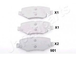 JAPANPARTS PP-901AF stabdžių trinkelių rinkinys, diskinis stabdys 
 Techninės priežiūros dalys -> Papildomas remontas
68003776AA