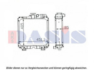 AKS DASIS 440666N radiatorius, variklio aušinimas
84382117