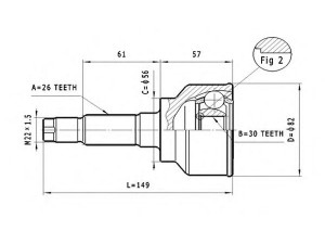 STATIM C.476 jungčių komplektas, kardaninis velenas 
 Ratų pavara -> Sujungimai/komplektas
J2823012, F03725500A
