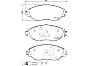 HELLA PAGID 8DB 355 015-921 stabdžių trinkelių rinkinys, diskinis stabdys 
 Techninės priežiūros dalys -> Papildomas remontas
3C0698151E, 3C0698151F, 3C0698151G