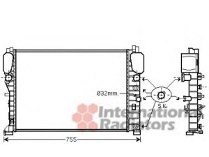 VAN WEZEL 30002440 radiatorius, variklio aušinimas 
 Aušinimo sistema -> Radiatorius/alyvos aušintuvas -> Radiatorius/dalys
2115002302, A2115002302