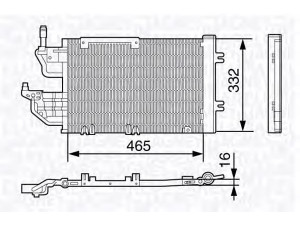 MAGNETI MARELLI 350203648000 kondensatorius, oro kondicionierius