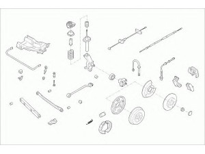 BOGE FORD-MONDE-RB015 vairavimo mechanizmas; rato pakaba 
 Ašies montavimas/vairavimo mechanizmas/ratai -> Prekių paieška pagal schemą