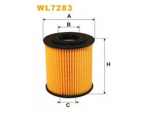 WIX FILTERS WL7283 alyvos filtras 
 Filtrai -> Alyvos filtras
11422247392, 11428513375, 11428513376