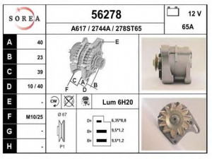 EAI 56278 kintamosios srovės generatorius
XO39544930
