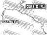 FEBEST 1223-ELF šarnyro stabilizatorius
54830-34500