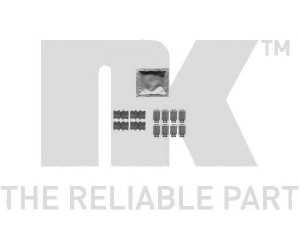 NK 79361788 priedų komplektas, diskinių stabdžių trinkelės 
 Stabdžių sistema -> Diskinis stabdys -> Stabdžių dalys/priedai