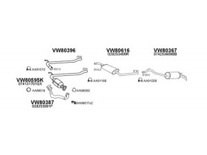 VENEPORTE 800591 išmetimo sistema 
 Išmetimo sistema -> Išmetimo sistema, visa