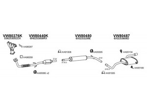 VENEPORTE 800623 išmetimo sistema 
 Išmetimo sistema -> Išmetimo sistema, visa