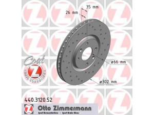 ZIMMERMANN 440.3120.52 stabdžių diskas 
 Dviratė transporto priemonės -> Stabdžių sistema -> Stabdžių diskai / priedai
4249.64, 4249.80, 4249.81, 4249.86