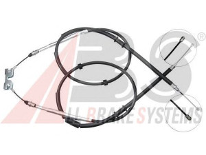 A.B.S. K10015 trosas, stovėjimo stabdys 
 Stabdžių sistema -> Valdymo svirtys/trosai
522040, 13214179