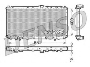 DENSO DRM33061 radiatorius, variklio aušinimas 
 Aušinimo sistema -> Radiatorius/alyvos aušintuvas -> Radiatorius/dalys
MR299522, 8602065