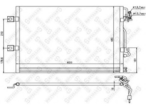 STELLOX 10-45191-SX kondensatorius, oro kondicionierius 
 Oro kondicionavimas -> Kondensatorius
221 500 01 54, 221 500 03 54, 221 500 05 54