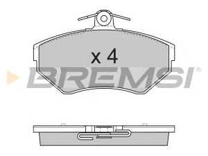 BREMSI BP2730 stabdžių trinkelių rinkinys, diskinis stabdys 
 Techninės priežiūros dalys -> Papildomas remontas
1HM698151, 1HM698151A, 357698151E