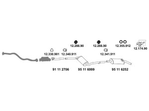 EBERSPÄCHER 12_841 išmetimo sistema 
 Išmetimo sistema -> Išmetimo sistema, visa