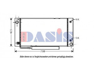 AKS DASIS 120088N radiatorius, variklio aušinimas 
 Aušinimo sistema -> Radiatorius/alyvos aušintuvas -> Radiatorius/dalys
1695000504, A1695000504