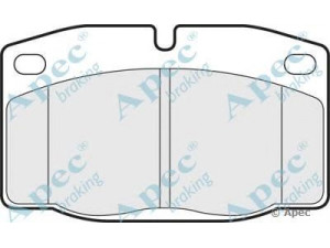 APEC braking PAD581 stabdžių trinkelių rinkinys, diskinis stabdys 
 Techninės priežiūros dalys -> Papildomas remontas
1605586, 1605787, 1605586, 1605787