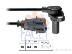 FACET 9.0204 RPM jutiklis, automatinė transmisija 
 Transmisija -> Automatinė pavarų dėžė -> Jutiklis
01M 927 321, 01M 927 321, 01M 927 321