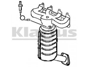 KLARIUS 321972 katalizatoriaus keitiklis 
 Išmetimo sistema -> Katalizatoriaus keitiklis
285102X130, 28610FD350