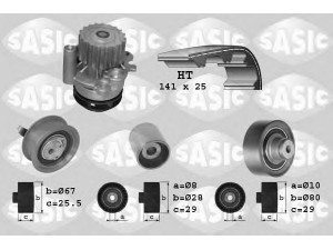 SASIC 3906001 vandens siurblio ir paskirstymo diržo komplektas 
 Diržinė pavara -> Paskirstymo diržas/komplektas -> Paskirstymo diržas/komplektas
038121011AX+038198119F, 038121011AX+038198119F