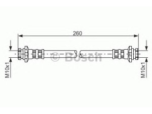 BOSCH 1 987 476 662 stabdžių žarnelė 
 Stabdžių sistema -> Stabdžių žarnelės
46214 01A11, 46214 79911, 46214 89911