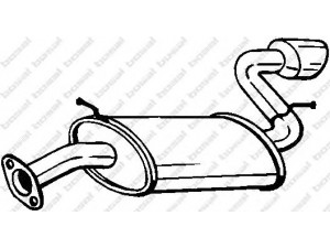 BOSAL 128-003 galinis duslintuvas 
 Išmetimo sistema -> Duslintuvas
96870456