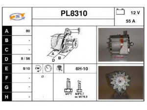 SNRA PL8310 kintamosios srovės generatorius
FMR8107032, 1178521