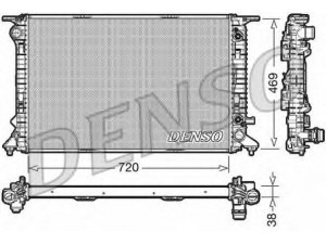 DENSO DRM02041 radiatorius, variklio aušinimas 
 Aušinimo sistema -> Radiatorius/alyvos aušintuvas -> Radiatorius/dalys
8R0121251A, 8R0121251C, 8R0121251A