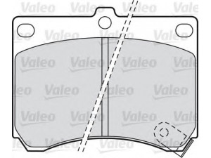 VALEO 598646 stabdžių trinkelių rinkinys, diskinis stabdys 
 Techninės priežiūros dalys -> Papildomas remontas
B0YW-33-23Z, B0YW-33-23ZC, B0YW-33-28ZA