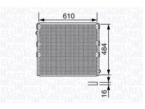 MAGNETI MARELLI 350203683000 kondensatorius, oro kondicionierius